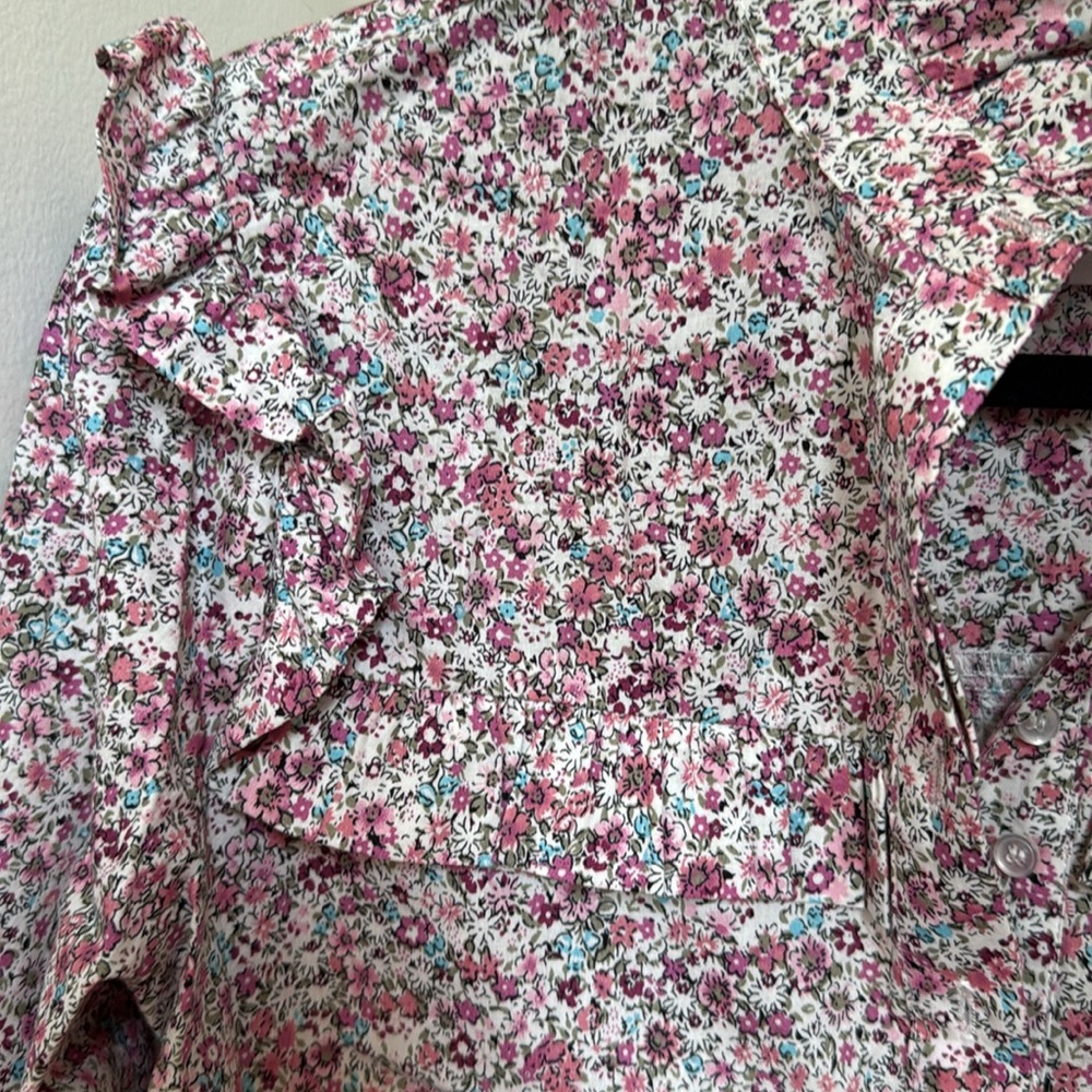 Floral Ruffle Blouse - Picture 3 of 5